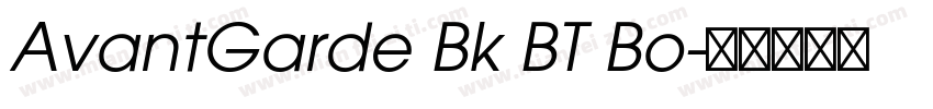 AvantGarde Bk BT Bo字体转换